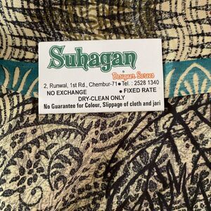 Vintage Indian WOMENS  SAREE Sari Fabric 6.5 yards Fall Colors Excellent Drape